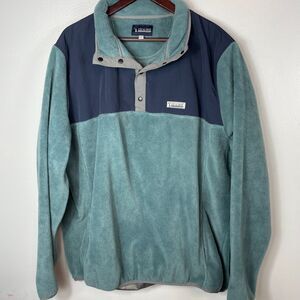 Local Boy Outfitters 2X Mens Fleece Quarter Button Sweater Jacket Plus Size Big